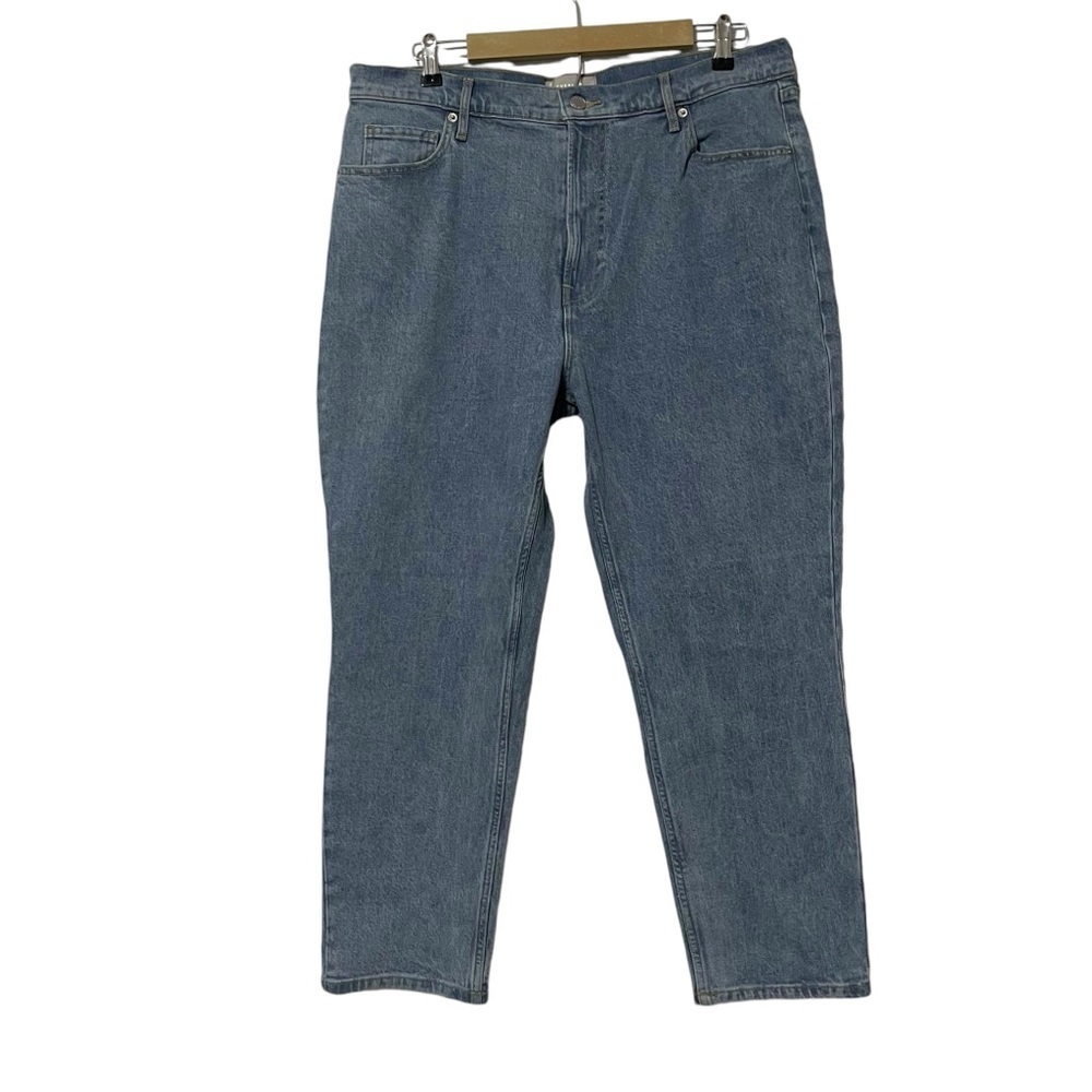 Everlane The Original Cheeky Jean Size 33 Crop Organic Cotton Straight Leg Denim